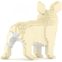 Jekca - French Bulldog 03-M02 - Big - Lego - Sculpture - Construction - 4D - Brick Animals - Toys - Avvenice