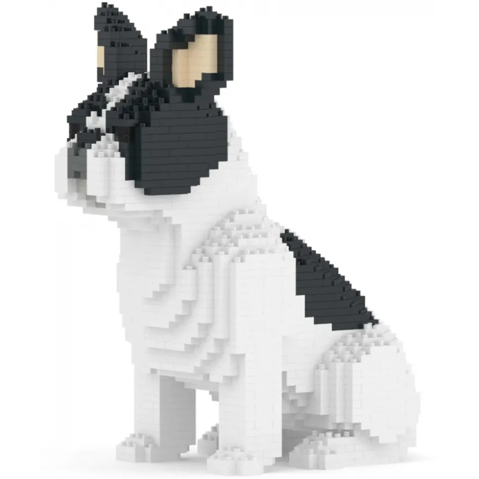 Jekca - French Bulldog 04-M04B (Version 2024) - Lego - Sculpture - Construction - 4D - Brick Animals - Toys - Avvenice
