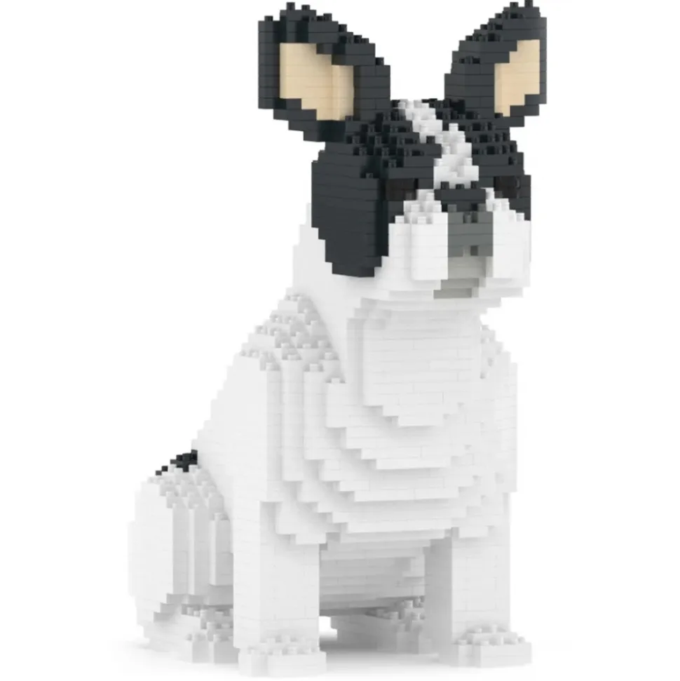 Jekca - French Bulldog 04-M04B (Version 2024) - Big - Lego - Sculpture - Construction - 4D - Brick Animals - Toys - Avvenice