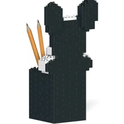 Jekca - French Bulldog Pencil Cup 01S - Lego - Sculpture - Construction - 4D - Brick Animals - Toys - Avvenice