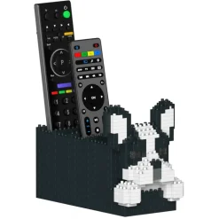 Jekca - French Bulldog Remote Control Rack 01S - Lego - Sculpture - Construction - 4D - Brick Animals - Toys - Avvenice