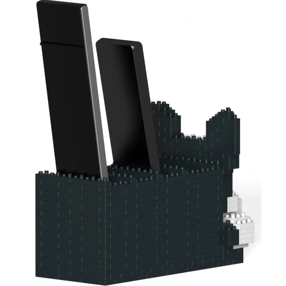 Jekca - French Bulldog Remote Control Rack 01S - Lego - Sculpture - Construction - 4D - Brick Animals - Toys - Avvenice