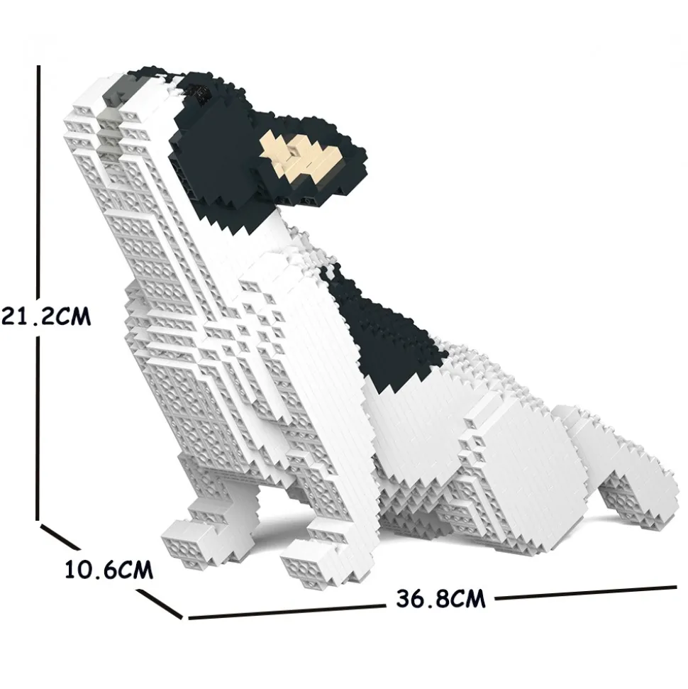 Jekca - French Bulldog 05S-M04 - Lego - Sculpture - Construction - 4D - Brick Animals - Toys - Avvenice