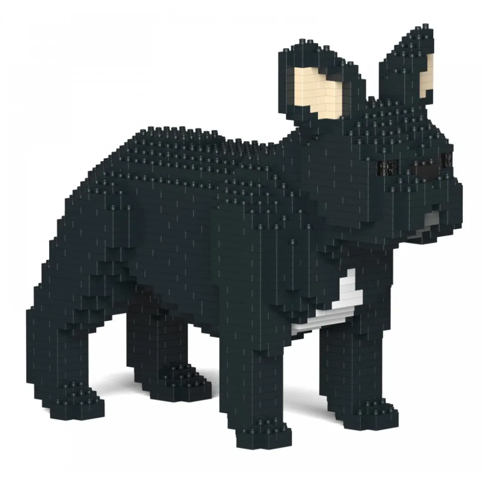 Jekca - French Bulldog 02S-M03 - Lego - Sculpture - Construction - 4D - Brick Animals - Toys - Avvenice