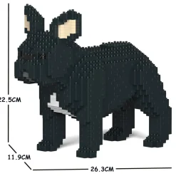 Jekca - French Bulldog 02S-M03 - Lego - Sculpture - Construction - 4D - Brick Animals - Toys - Avvenice