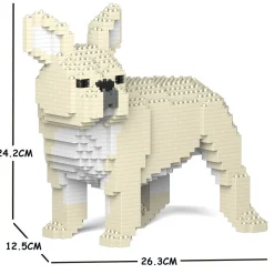 Jekca - French Bulldog 03S-M02 - Lego - Sculpture - Construction - 4D - Brick Animals - Toys - Avvenice