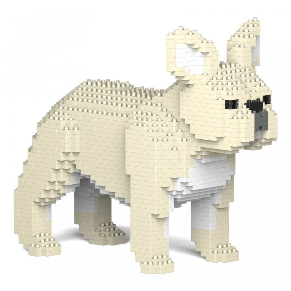 Jekca - French Bulldog 02S-M02 - Lego - Sculpture - Construction - 4D - Brick Animals - Toys - Avvenice
