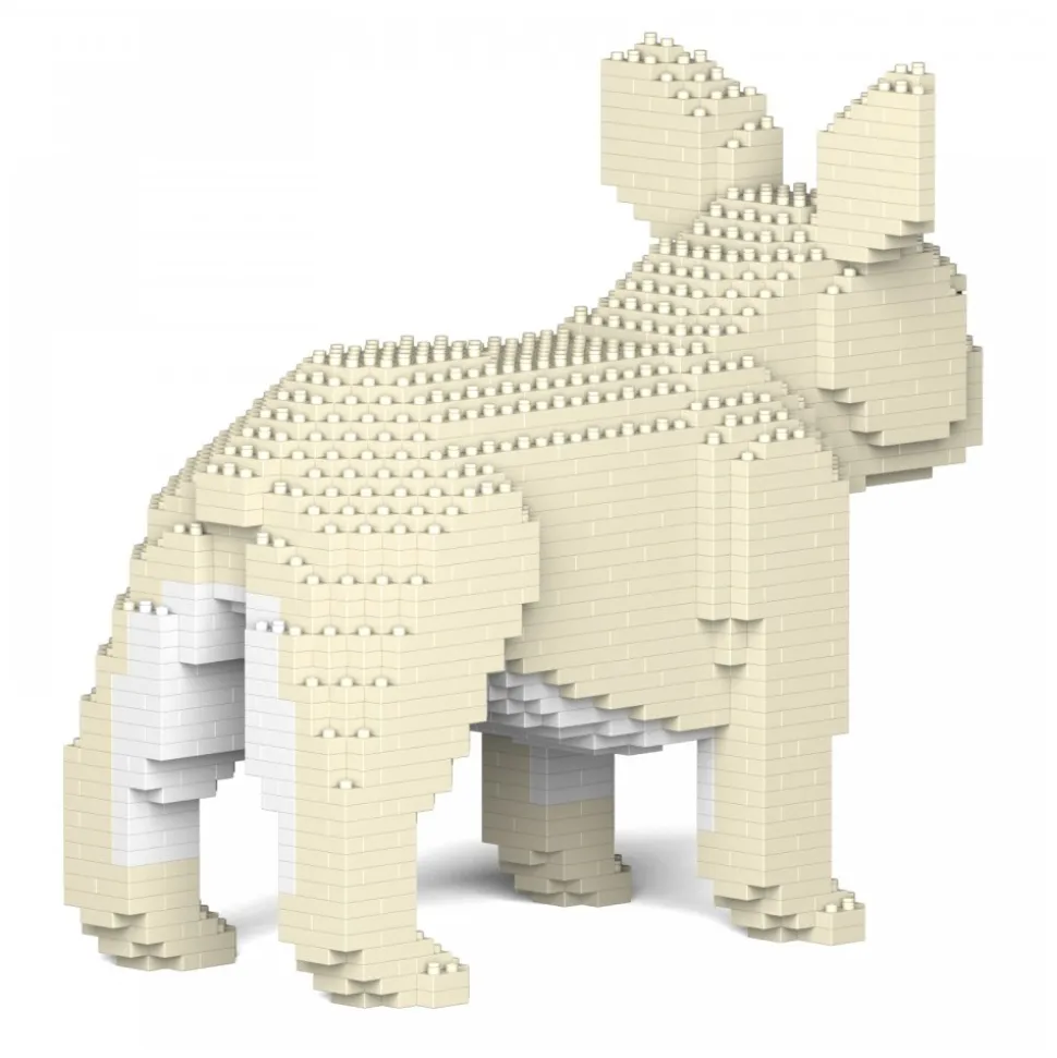 Jekca - French Bulldog 02S-M02 - Lego - Sculpture - Construction - 4D - Brick Animals - Toys - Avvenice