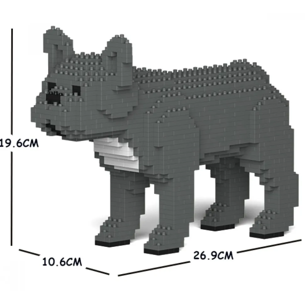 Jekca - French Bulldog 01S-M07 - Lego - Sculpture - Construction - 4D - Brick Animals - Toys - Avvenice