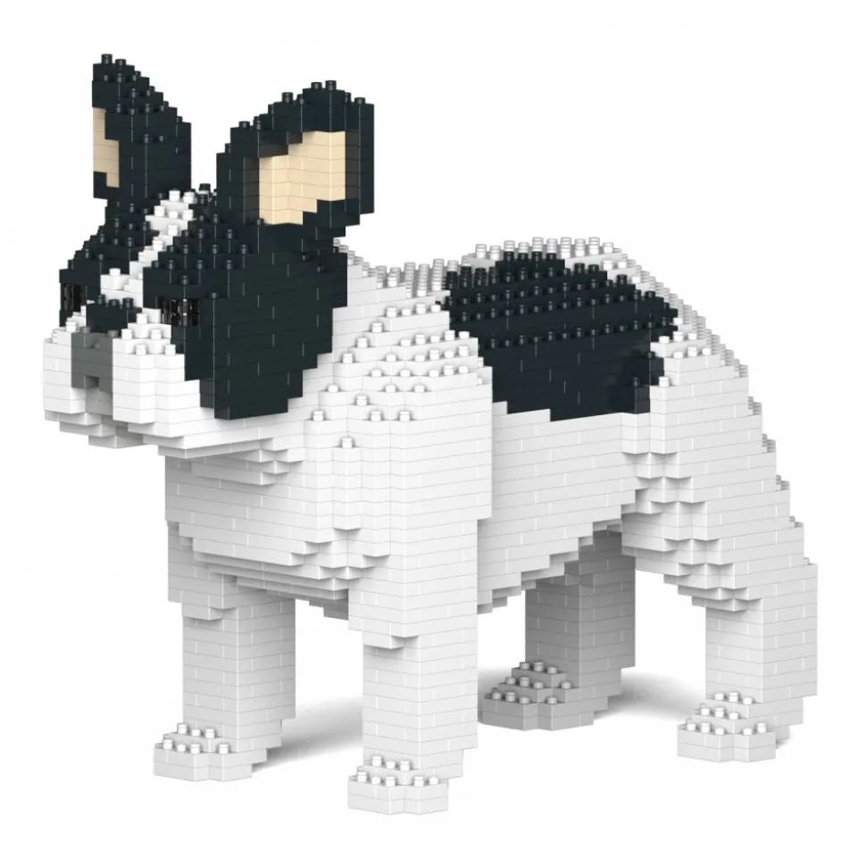 Jekca - French Bulldog 02S-M04 - Lego - Sculpture - Construction - 4D - Brick Animals - Toys - Avvenice