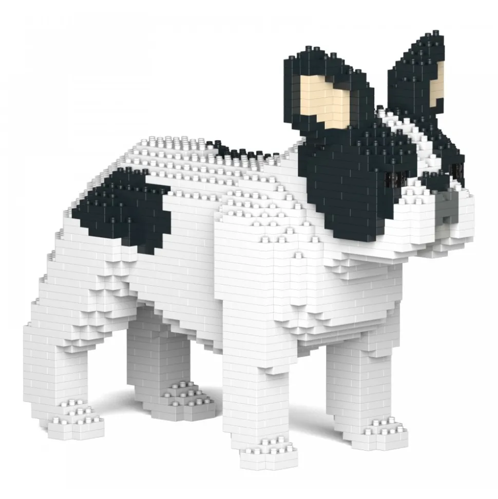 Jekca - French Bulldog 02S-M04 - Lego - Sculpture - Construction - 4D - Brick Animals - Toys - Avvenice