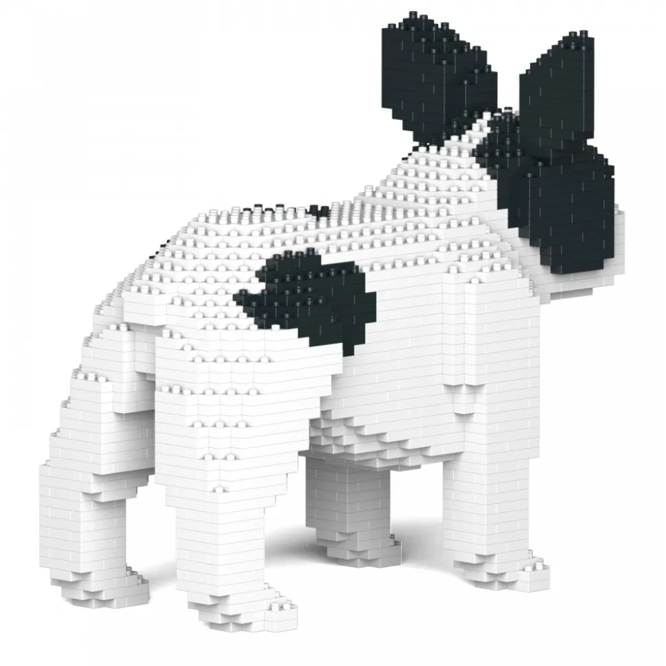 Jekca - French Bulldog 02S-M04 - Lego - Sculpture - Construction - 4D - Brick Animals - Toys - Avvenice