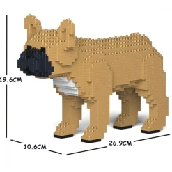 Jekca - French Bulldog 01S-M01 - Lego - Sculpture - Construction - 4D - Brick Animals - Toys - Avvenice