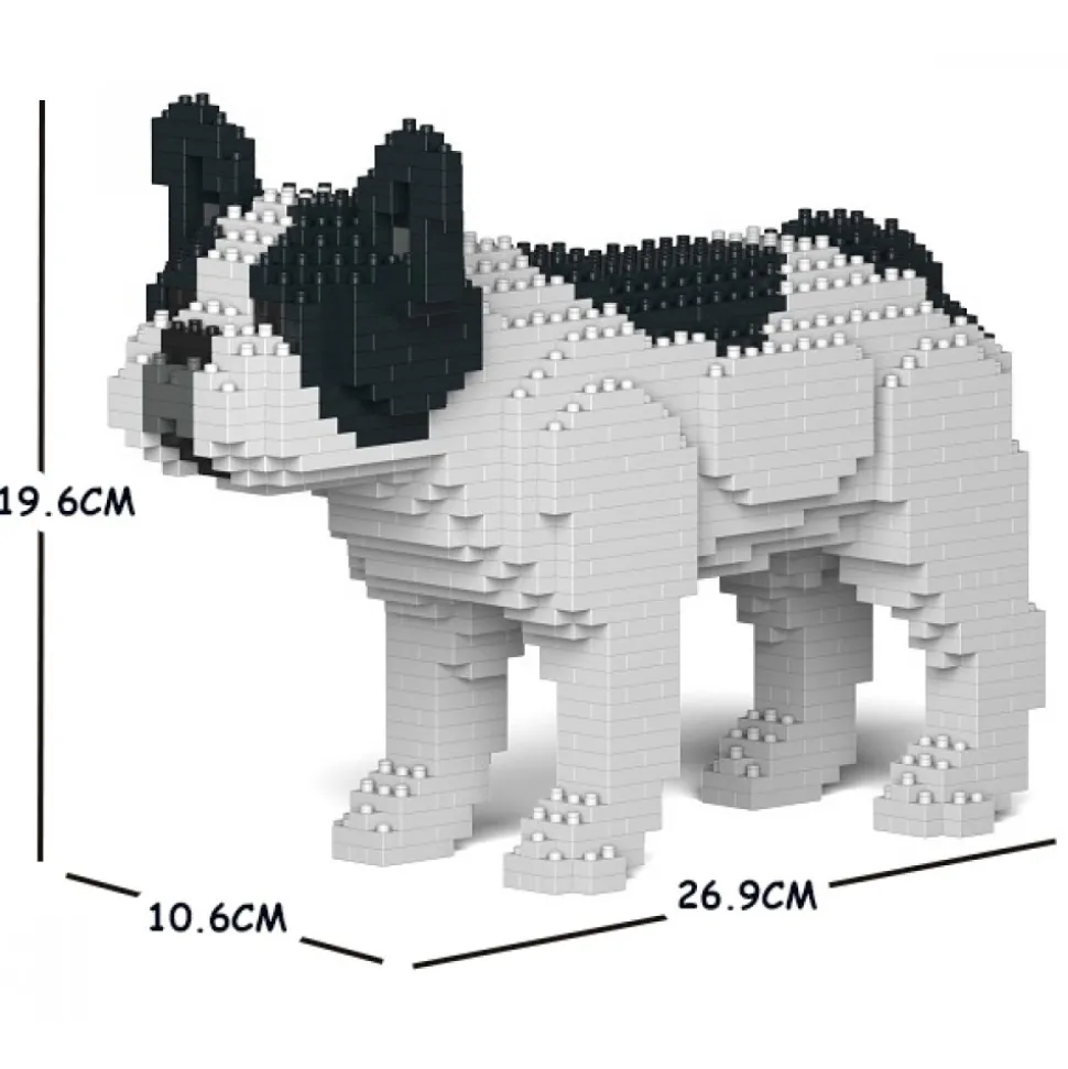 Jekca - French Bulldog 01S-M04 - Lego - Sculpture - Construction - 4D - Brick Animals - Toys - Avvenice