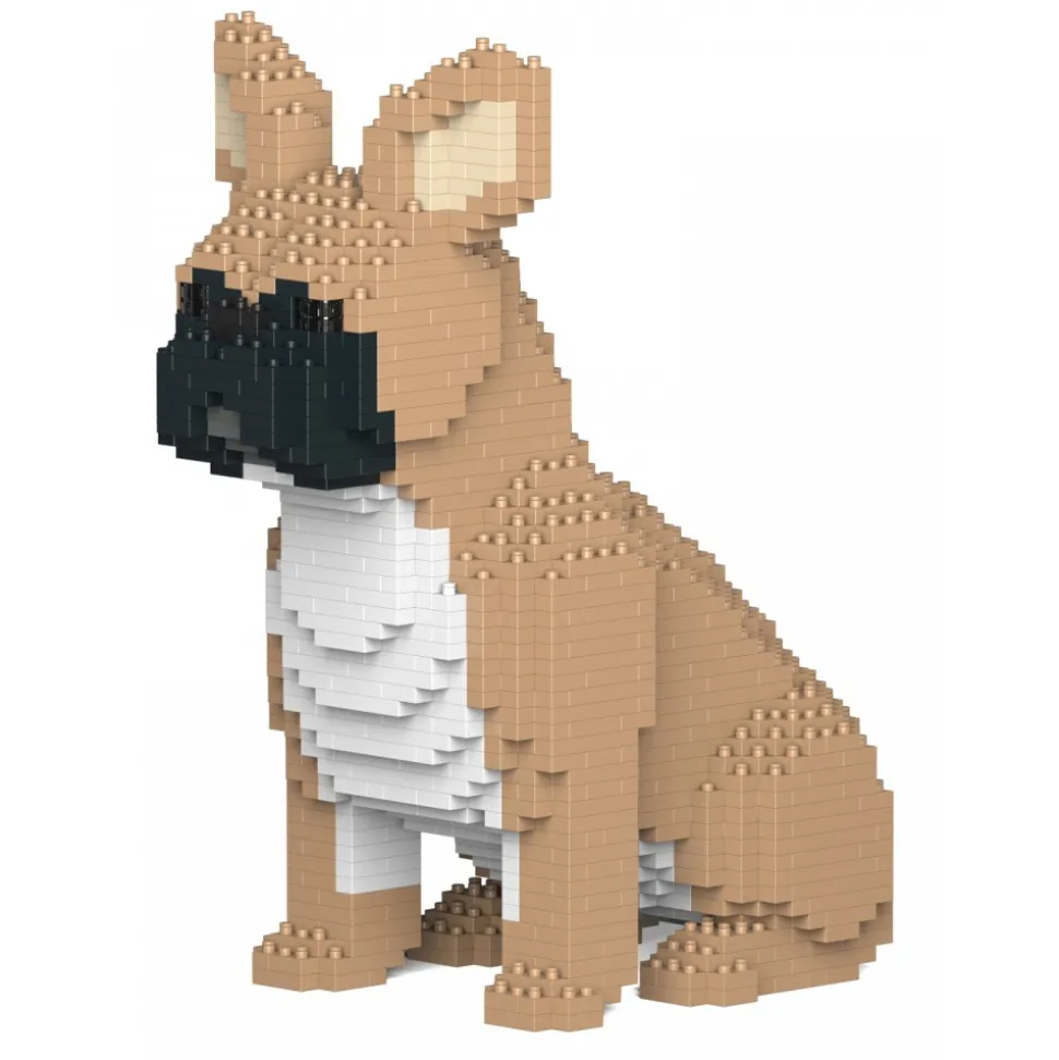 Jekca - French Bulldog 04S-M01 - Lego - Sculpture - Construction - 4D - Brick Animals - Toys - Avvenice