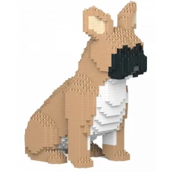 Jekca - French Bulldog 04S-M01 - Lego - Sculpture - Construction - 4D - Brick Animals - Toys - Avvenice