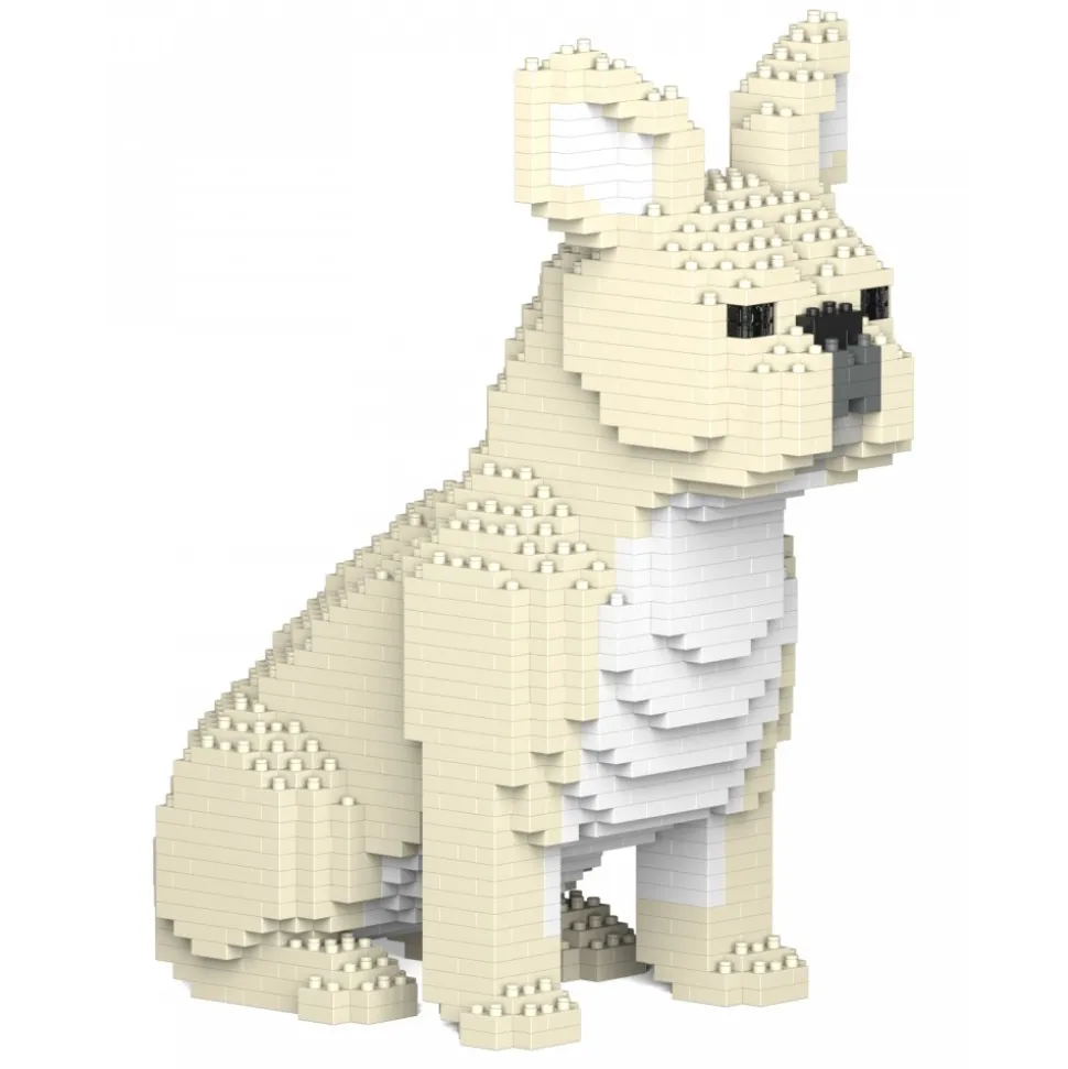 Jekca - French Bulldog 04S-M02 - Lego - Sculpture - Construction - 4D - Brick Animals - Toys - Avvenice