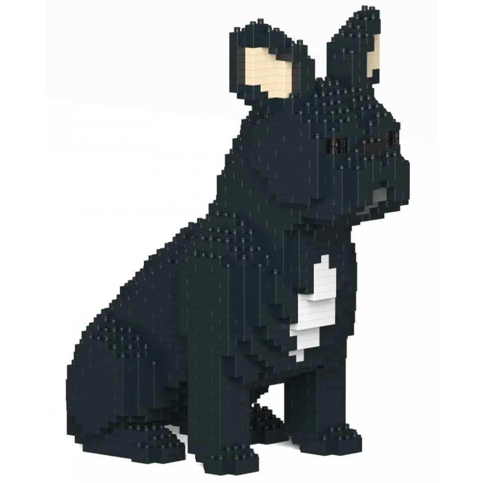 Jekca - French Bulldog 04S-M03 - Lego - Sculpture - Construction - 4D - Brick Animals - Toys - Avvenice