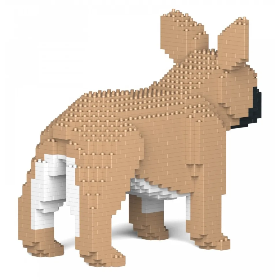 Jekca - French Bulldog 02S-M01 - Lego - Sculpture - Construction - 4D - Brick Animals - Toys - Avvenice