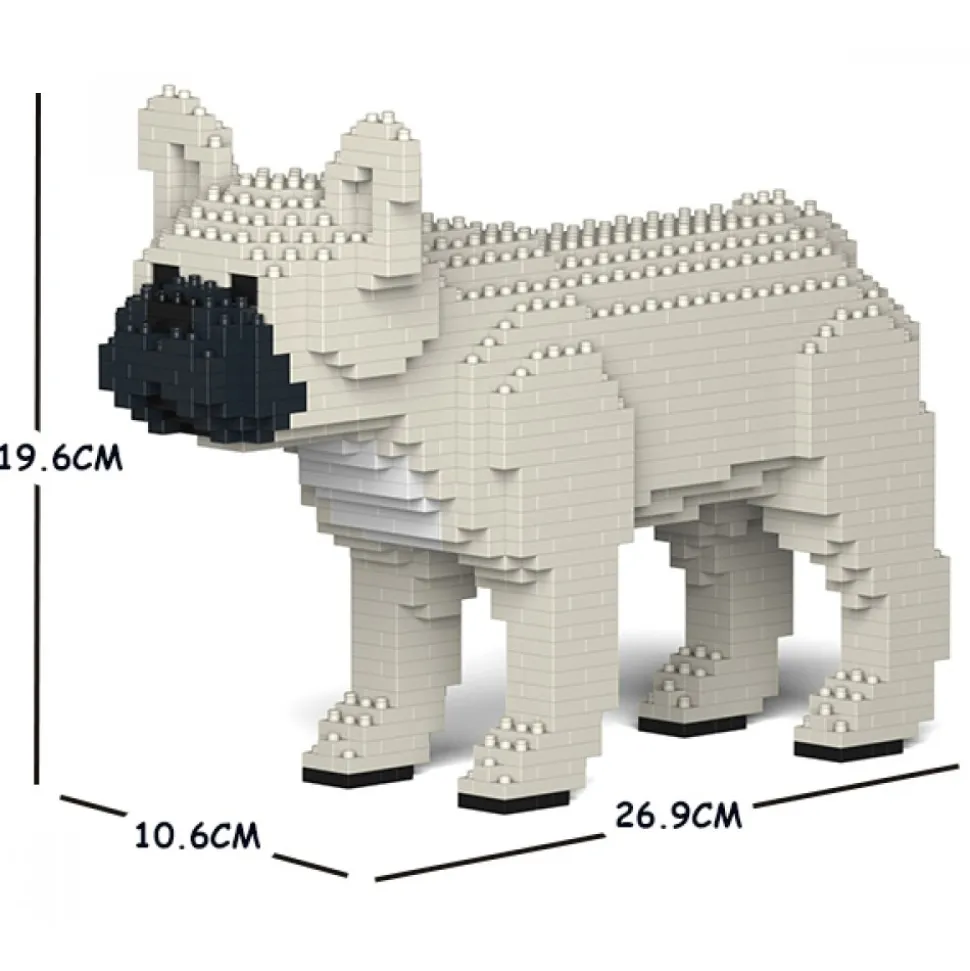 Jekca - French Bulldog 01S-M06 - Lego - Sculpture - Construction - 4D - Brick Animals - Toys - Avvenice