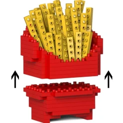 Jekca - Fries 01S - Lego - Sculpture - Construction - 4D - Brick Animals - Toys - Avvenice