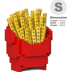 Jekca - Fries 01S - Lego - Sculpture - Construction - 4D - Brick Animals - Toys - Avvenice