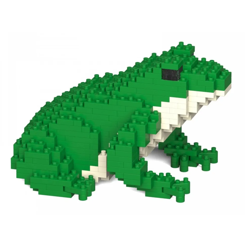 Jekca - Frog 01S-M01 - Lego - Sculpture - Construction - 4D - Brick Animals - Toys - Avvenice