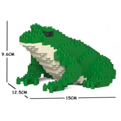 Jekca - Frog 01S-M01 - Lego - Sculpture - Construction - 4D - Brick Animals - Toys - Avvenice