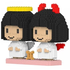 Jekca - Gemini 01S - Lego - Sculpture - Construction - 4D - Brick Animals - Toys - Avvenice