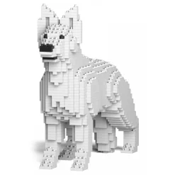 Jekca - German Shepherd 01S-M02 - Lego - Sculpture - Construction - 4D - Brick Animals - Toys - Avvenice