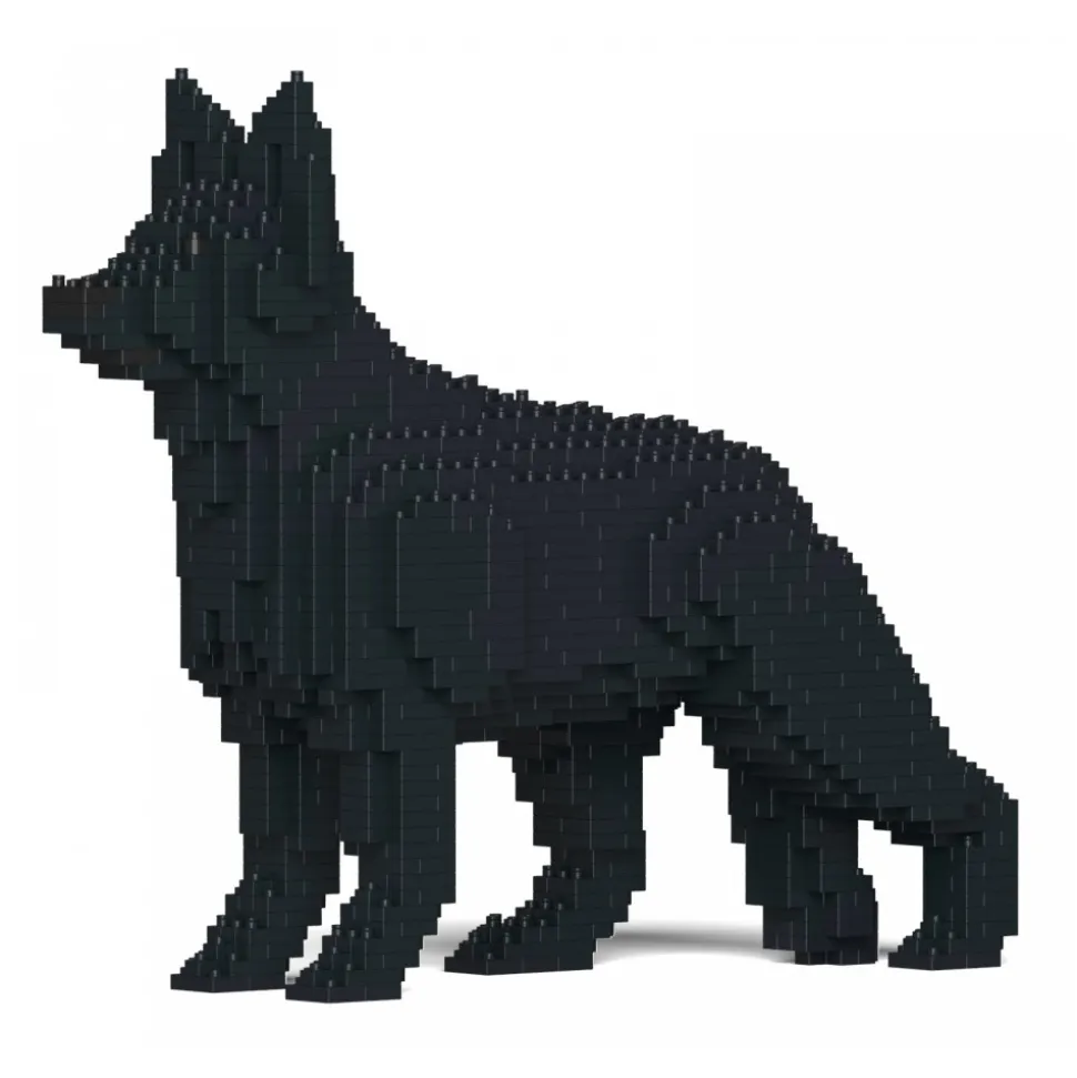 Jekca - German Shepherd 01S-M03 - Lego - Sculpture - Construction - 4D - Brick Animals - Toys - Avvenice