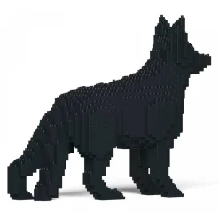 Jekca - German Shepherd 01S-M03 - Lego - Sculpture - Construction - 4D - Brick Animals - Toys - Avvenice