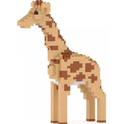 Jekca - Giraffe 02 - Big - Lego - Sculpture - Construction - 4D - Brick Animals - Toys - Avvenice