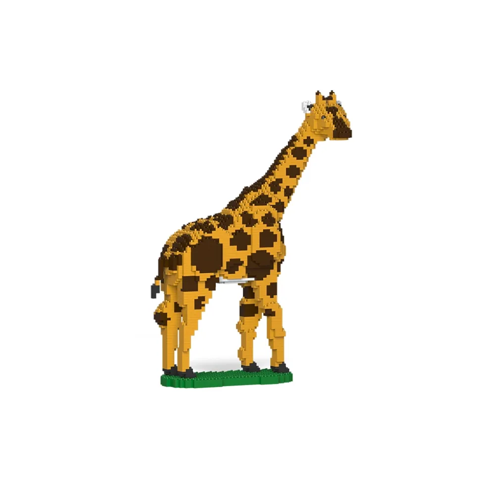 Jekca - Giraffe - Mammal - 01S - Lego - Sculpture - Construction - 4D - Brick Animals - Toys - Avvenice