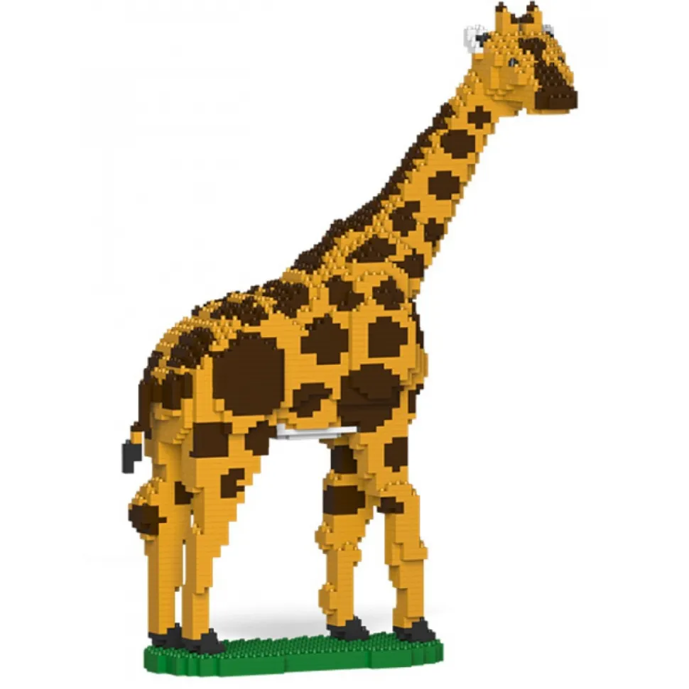 Jekca - Giraffe 01S - Lego - Sculpture - Construction - 4D - Brick Animals - Toys - Avvenice