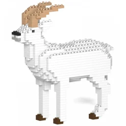 Jekca - Goat 01S - Lego - Sculpture - Construction - 4D - Brick Animals - Toys - Avvenice