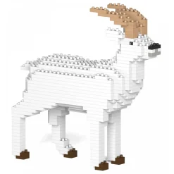 Jekca - Goat 01S - Lego - Sculpture - Construction - 4D - Brick Animals - Toys - Avvenice