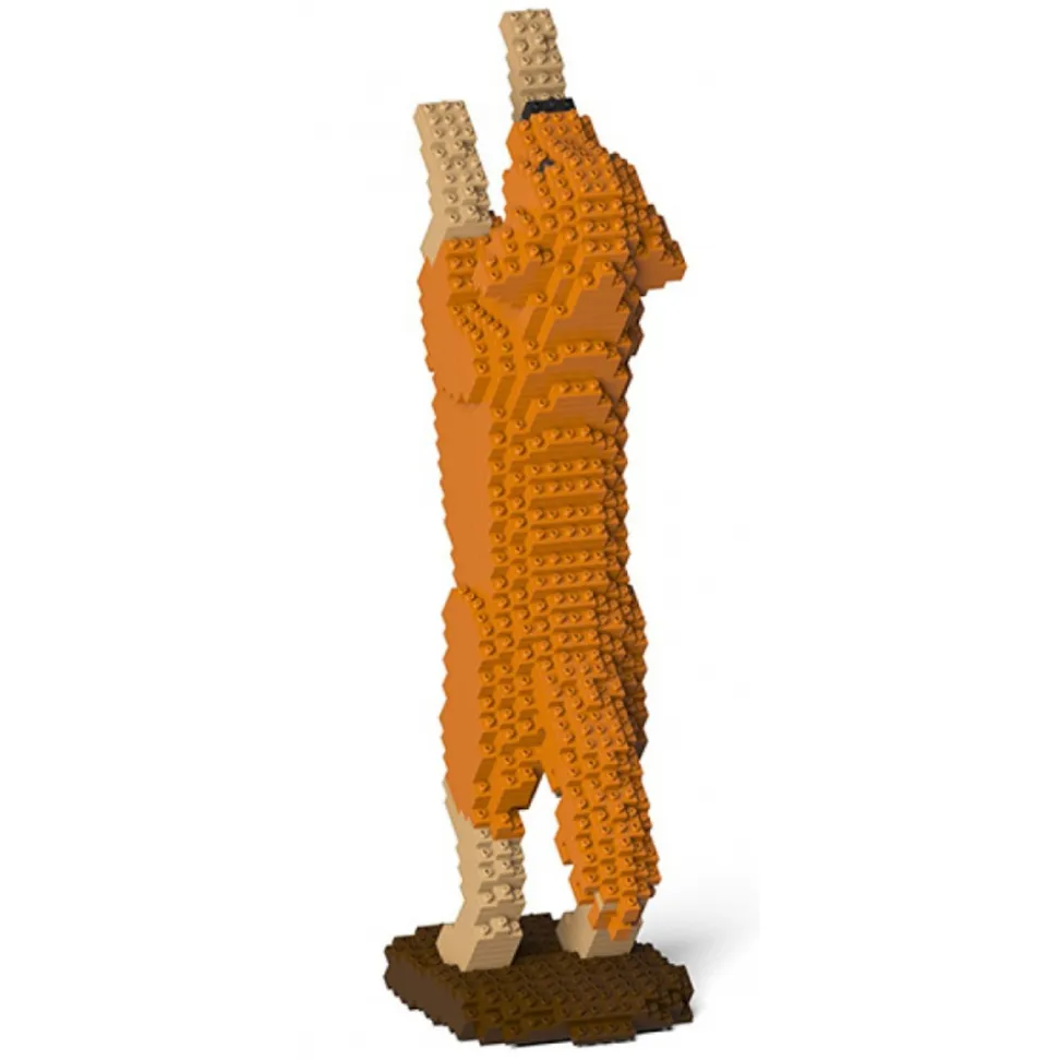 Jekca - Golden Retriever 04-M02 - Big - Lego - Sculpture - Construction - 4D - Brick Animals - Toys - Avvenice