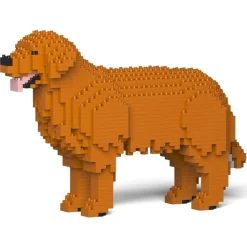 Jekca - Golden Retriever 01-M01 - Big - Lego - Sculpture - Construction - 4D - Brick Animals - Toys - Avvenice