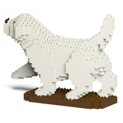 Jekca - Golden Retriever 05-M01 - Big - Lego - Sculpture - Construction - 4D - Brick Animals - Toys - Avvenice