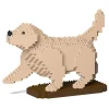 Jekca - Golden Retriever 05-M02 - Big - Lego - Sculpture - Construction - 4D - Brick Animals - Toys - Avvenice