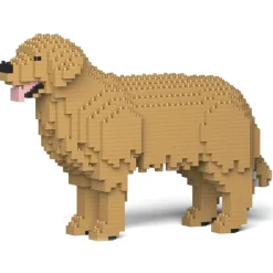 Jekca - Golden Retriever 01-M04 - Big - Lego - Sculpture - Construction - 4D - Brick Animals - Toys - Avvenice