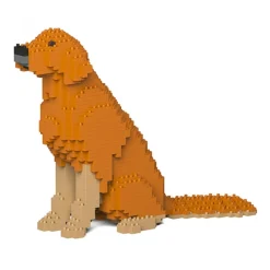 Jekca - Golden Retriever 03S-M02 - Lego - Sculpture - Construction - 4D - Brick Animals - Toys - Avvenice