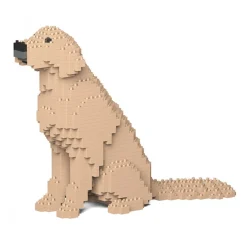 Jekca - Golden Retriever 03S-M03 - Lego - Sculpture - Construction - 4D - Brick Animals - Toys - Avvenice