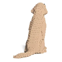 Jekca - Golden Retriever 03S-M03 - Lego - Sculpture - Construction - 4D - Brick Animals - Toys - Avvenice