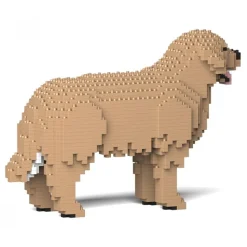 Jekca - Golden Retriever 01S-M04 - Lego - Sculpture - Construction - 4D - Brick Animals - Toys - Avvenice