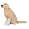 Jekca - Golden Retriever 03S-M01 - Lego - Sculpture - Construction - 4D - Brick Animals - Toys - Avvenice