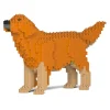 Jekca - Golden Retriever 02S-M02 - Lego - Sculpture - Construction - 4D - Brick Animals - Toys - Avvenice