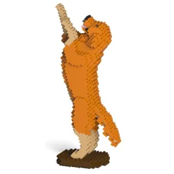 Jekca - Golden Retriever 04S-M02 - Lego - Sculpture - Construction - 4D - Brick Animals - Toys - Avvenice