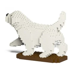 Jekca - Golden Retriever 05S-M01 - Lego - Sculpture - Construction - 4D - Brick Animals - Toys - Avvenice